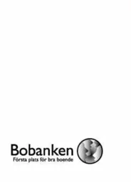 Bobanken Första plats för bra boende – varumärkesbild för TTLF Uppsala 1 AB