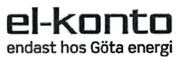 el-konto endast hos Göta Energi – varumärke, Fortum Markets AB