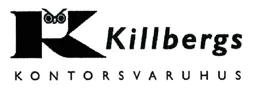 K Killbergs KONTORSVARUHUS – varumärkesbild för J.P. Killberg & Son Bokhandelsaktiebolag