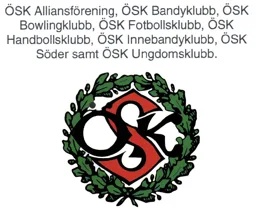 ÖSK Alliansförening, ÖSK Bandyklubb, ÖSK Bowlingklubb, ÖSK Fotbollsklubb, ÖSK Handbollsklubb, ÖSK Innebandyklubb, ÖSK Söder samt ÖSK Ungdomsklubb. – varumärkesbild för ÖREBRO SPORTKLUBB