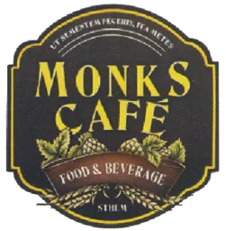 MONKS CAFÉ FOOD & BEVERAGE STHLM UT SEMENTEM FECERIS, ITA METES – varumärkesbild för Panogruppen AB