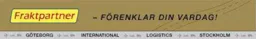 FRAKTPARTNER - FÖRENKLAR DIN VARDAG GÖTEBORG INTERNATIONAL LOGISTICS STOCKHOLM – varumärkesbild för Slutplattan HOSLI 125474 D AB