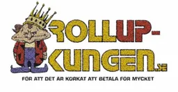ROLLUP-KUNGEN.SE FÖR ATT DET ÄR KORKAT ATT BETALA FÖR MYCKET – varumärkesbild för Printgroup Nordic AB