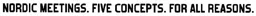 NORDIC MEETINGS. FIVE CONCEPT. FOR ALL REASONS. – varumärkesbild för Nordic Hotels i Stockholm Aktiebolag