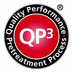 Quality Performance QP3 Pretreatment Process – varumärkesbild för Ytteknik QP3 Aktiebolag