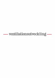 ventilationsutveckling – varumärkesbild för Ventilationsutveckling VUAB Aktiebolag