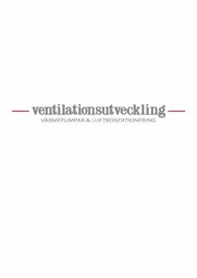 ventilationsutveckling värmepumpar & luftkonditionering – varumärkesbild för Ventilationsutveckling VUAB Aktiebolag