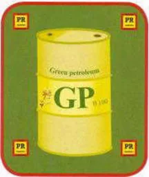 Green petroleum GP – varumärkesbild för Aktiebolaget PR-slamsugning