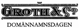GROTH & CO DOMÄNNAMNSDAGEN – varumärkesbild för Groth Invest AB