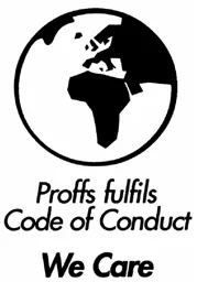 Proffs fulfils Code of Conduct We Care – varumärkesbild för Hubbarna AB