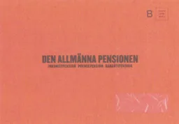 DEN ALLMÄNNA PENSIONEN INKOMSTPENSION PREMIEPENSION GARANTIPENSION – varumärke, PENSIONSMYNDIGHETEN