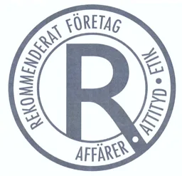 R REKOMMENDERAT FÖRETAG AFFÄRER ATTITYD ETIK – varumärke, R - Företagen Aktiebolag