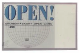 OPEN! SPARBANKSKORT OPEN CARD – varumärkesbild för Swedbank AB