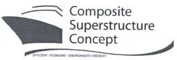 Composite Superstructure Concept EFFICIENT ECONOMIC ENVIRONMENT FRIEDLY – varumärkesbild för Saab Kockums Aktiebolag