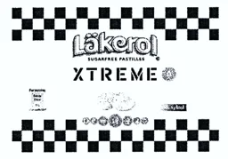 Läkerol SUGARFREE PASTILLES XTREME with xylitol – varumärkesbild för Cloetta Sverige AB