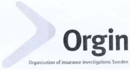 Orgin Organisation of insurance investigations Sweden – varumärkesbild för Larmtjänst Aktiebolag