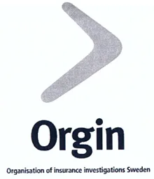 Orgin Organisation of insurance investigations Sweden – varumärkesbild för Larmtjänst Aktiebolag