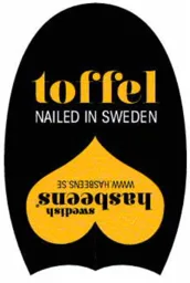 toffel NAILED IN SWEDEN swedish hasbeens WWW.HASBEENS.SE – varumärkesbild för Swedish Hasbeens AB