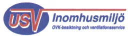 USV inomhusmiljö OVK-besiktning och ventilationsservice – varumärkesbild för USV Inomhusmiljö Aktiebolag