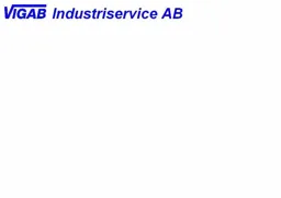 Vigab Industriservice AB – varumärkesbild för VIGAB Industriservice AB