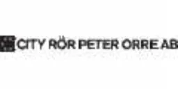 city rör peter orre ab – varumärkesbild för Cityrör Peter Orre AB