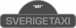 SVERIGETAXI  "ORT" – varumärkesbild för Sverigetaxi Service AB