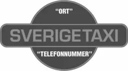 "ORT" SVERIGETAXI "TELEFONNUMMER" – varumärkesbild för Sverigetaxi Service AB