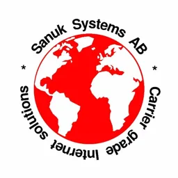 Sanuk Systems AB Carrier grade Internet solutions – varumärkesbild för Sanuk Systems AB