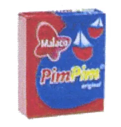 Malaco PimPim original – varumärkesbild för Cloetta Sverige AB