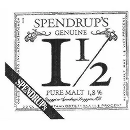 SPENDRUP'S GENUINE 1 1-2 – varumärkesbild för Spendrups Bryggeriaktiebolag