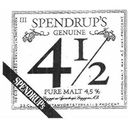 SPENDRUP'S GENUINE 4 1-2 – varumärkesbild för Spendrups Bryggeriaktiebolag