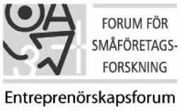 Forum för Småföretagsforskning - Entreprenörskapsforum – varumärkesbild för STIFTELSEN ENTREPRENÖRSKAPSFORUM