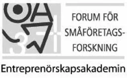 FORUM FÖR SMÅFÖRETAGSFORSKNING Entreprenörskapsakademin – varumärkesbild för STIFTELSEN ENTREPRENÖRSKAPSFORUM
