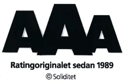AAA Ratingoriginalet sedan 1989 - Soliditet – varumärke, Dun & Bradstreet Credit AB