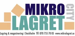 MIKRO LAGRET CITY Lagring & magasinering i Stockholm Tlf: 070 755 70 05 www.mikrolagret.se – varumärkesbild för Ola Stödberg AB