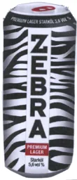 ZEBRA PREMIUM LAGER Starköl 5,6 vol % PREMIUM LAGER STARKÖL 5,6 VOL % – varumärkesbild för Lennart Wenngren Marketing Aktiebolag