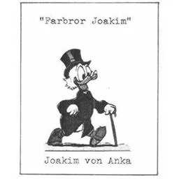 "Farbror Joakim" Joakim von Anka – varumärke, The Walt Disney Company Nordic AB
