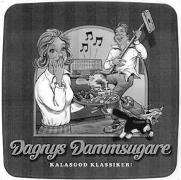 DAGNYS DAMMSUGARE KALASGOD KLASSIKER! – varumärkesbild för Presentkakan i Göteborg Aktiebolag