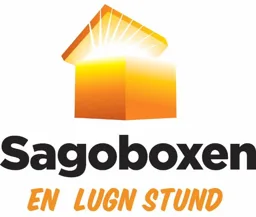 Sagoboxen EN LUGN STUND – varumärkesbild för Kid E Media Sweden AB