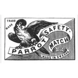 TRADE MARK PARROT SAFETY MATCH MADE IN SWEDEN – varumärkesbild för Swedish Match Industries Aktiebolag