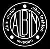 ALBIN. albin motor / albin fashion / sweden – varumärkesbild för Albin Motor Sweden AB