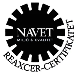 NAVET MILJÖ & KVALITET REAXCER-CERTIFIKATET – varumärke, Axavia Sverige AB