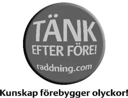Tänk efter före raddning.com Kunskap förebygger olyckor – varumärke, RÄDDNINGSTJÄNSTEN VÄSTRA BLEKINGE