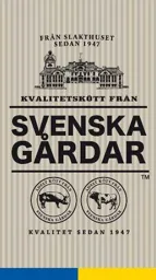 KVALITETSKÖTT FRÅN SVENSKA GÅRDAR FRÅN SLAKTHUSET SEDAN 1947 KVALITET SEDAN 1947 ÄDELT KÖTT FRÅN SVENSKA GÅRDAR ÄDELT KÖTT FRÅN SVENSKA GÅRDAR – varumärke, Gourmet Food, Fredrik Svanberg Aktiebolag