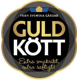 GULD KÖTT FRÅN SVENSKA GÅRDAR Extra smakrikt, extra saftigt! – varumärke, Svenska Köttföretagen AB