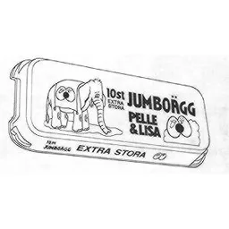 10st EXTRA STORA JUMBOÄGG PELLE & LISA – varumärkesbild för Pippi Jämtland AB