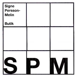 SIGNE PERSSON-MELIN  BUTIK   SPM – varumärkesbild för Melin Design Aktiebolag