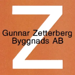 Z Gunnar Zetterberg Byggnads AB – varumärke, Gunnar Zetterberg Byggnads AB