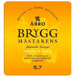 ÅBRO BRYGGMÄSTARENS LENNARTH ANEMYR PREMIUM GOLD – varumärkesbild för Aktiebolaget Åbro Bryggeri