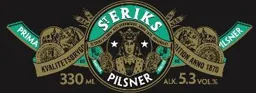ST ERIKS PILSNER PRIMA PILSNER KVALITETSBRYGD DITON ANNO 1870 330 ML ALK. 5.3 VOL% – varumärkesbild för Galatea AB